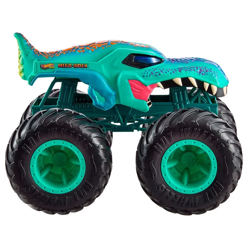Monstertrucks kolossale Mega-Wrex speelgoedtruck by Hot Wheels in Green – product photo 3 of 6