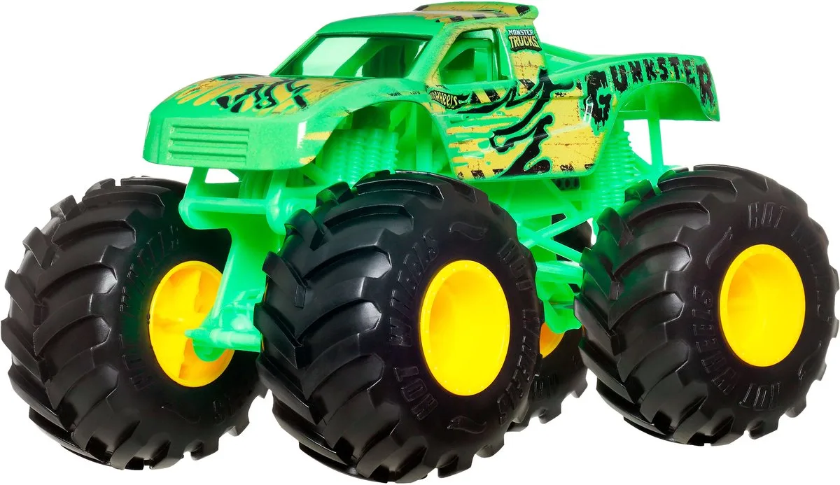Monstertrucks Oversized GUNKSTER Voertuig by Hot Wheels in Multicolour – product photo