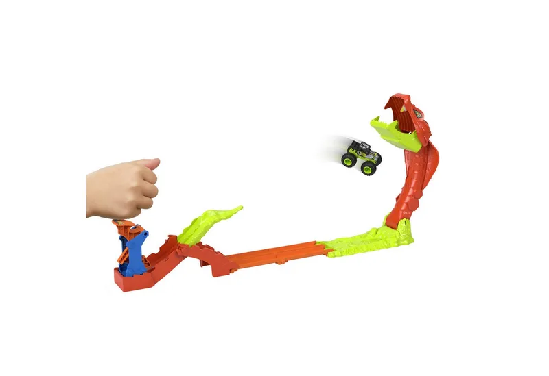 Monstertrucks - Sla de Slang Knock-Out Speelset by Hot Wheels in Multicolour – product photo 5 of 5