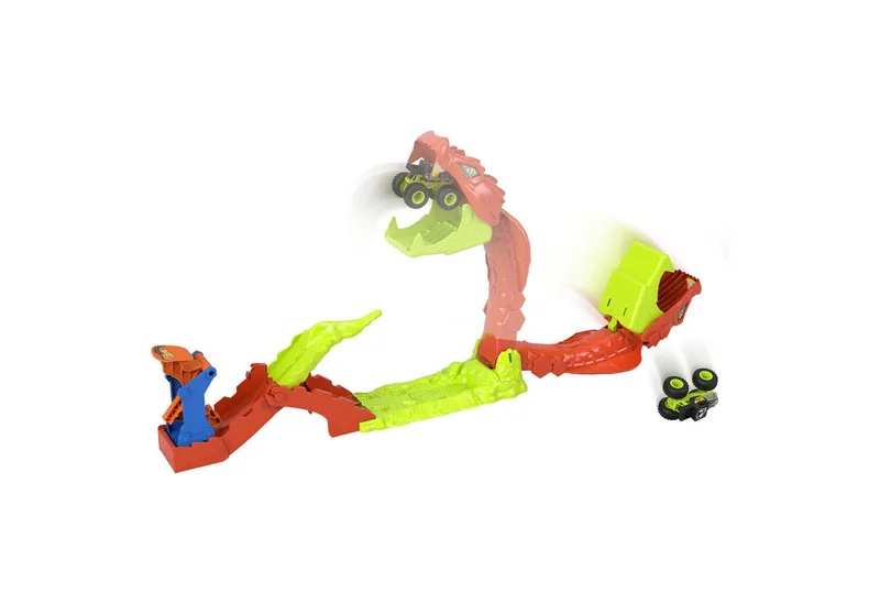 Monstertrucks - Sla de Slang Knock-Out Speelset by Hot Wheels in Multicolour – product photo 4 of 5