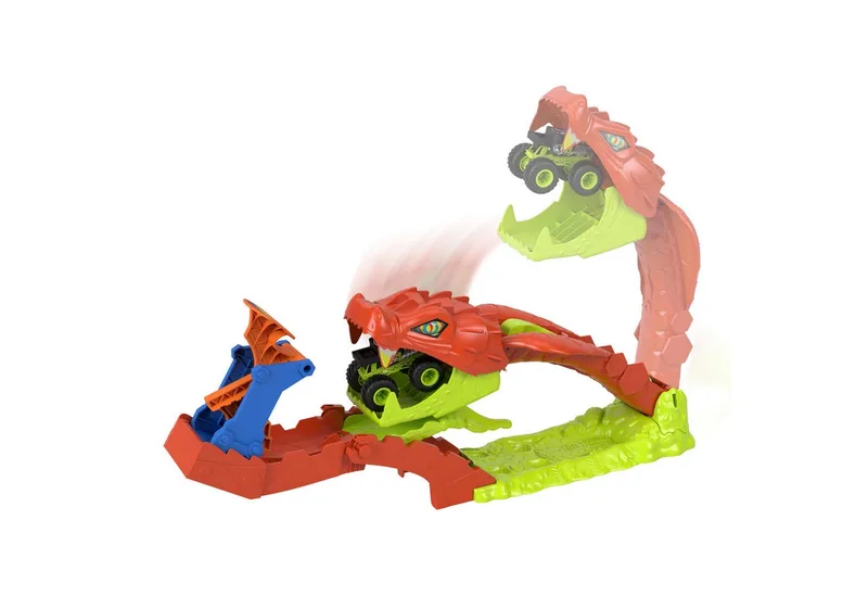 Monstertrucks - Sla de Slang Knock-Out Speelset by Hot Wheels in Multicolour – product photo 2 of 5