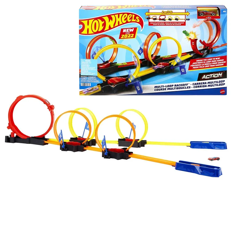 Multi-loop Raceoff Racecircuit by Hot Wheels – product photo