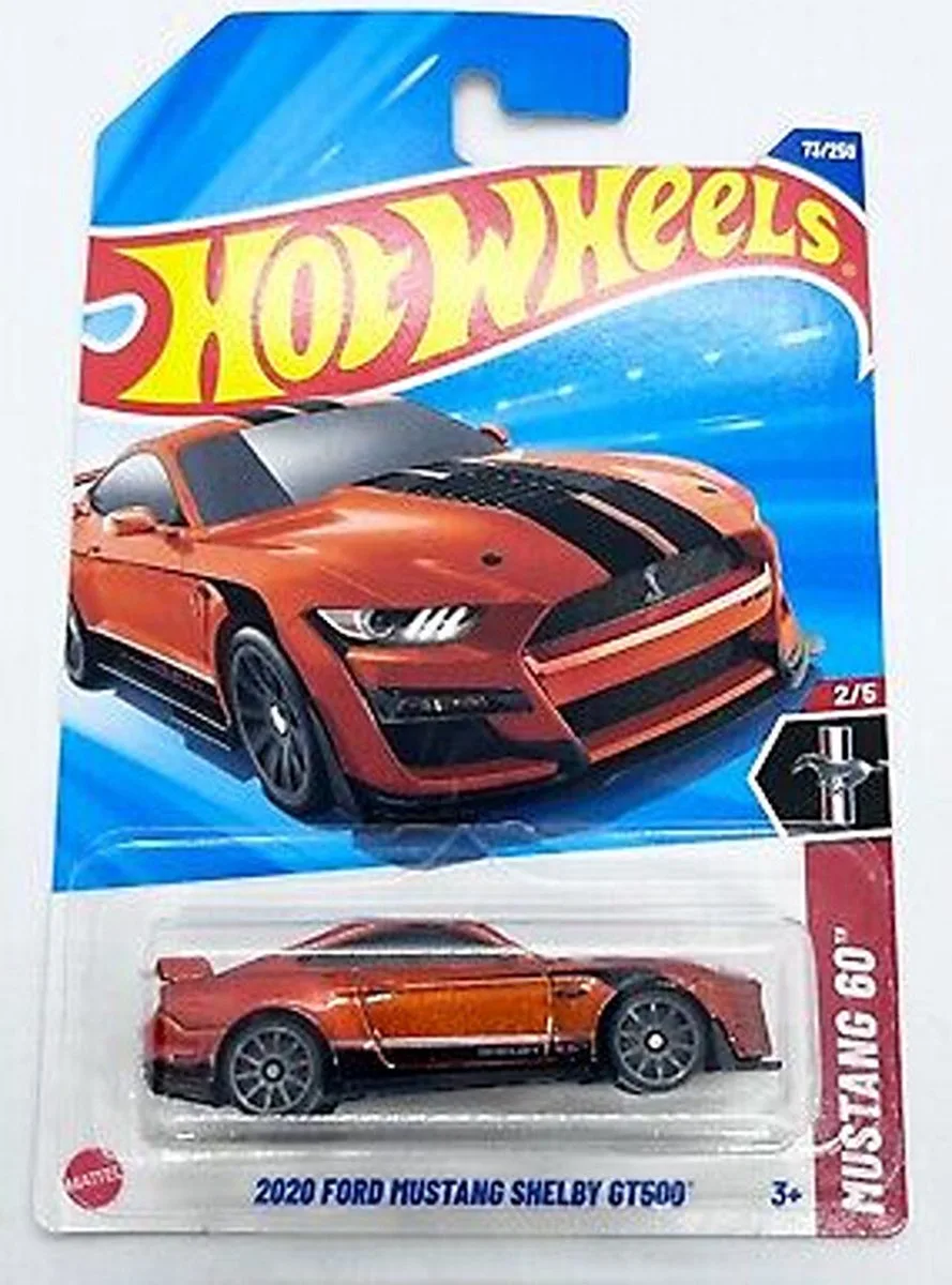 MUSTANG 2020 SHELBY GT500 73/250 1:64 HW MUSTANG 60 2/5 van Hot Wheels in Dark orange – productfoto