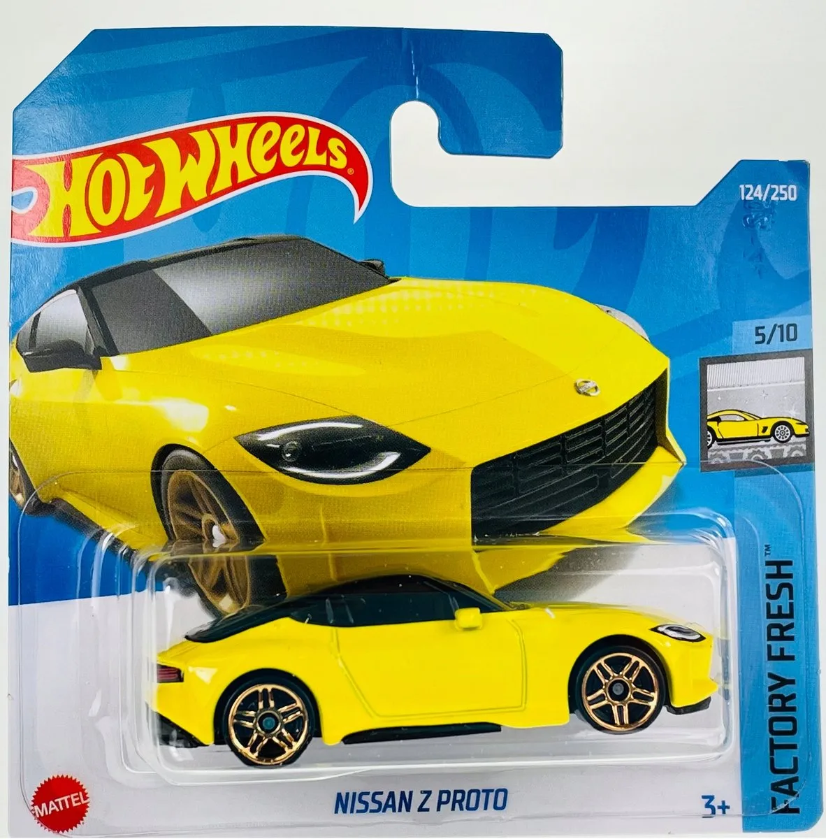 Nissan Z Proto HCT13 Schaal 1:64 - Nieuw de Hot Wheels en Jaune – photo du produit