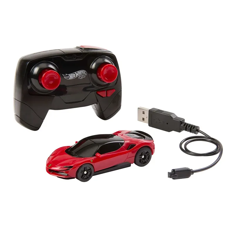 Op Afstand Bestuurbare Ferrari Auto från Hot Wheels – produktbild