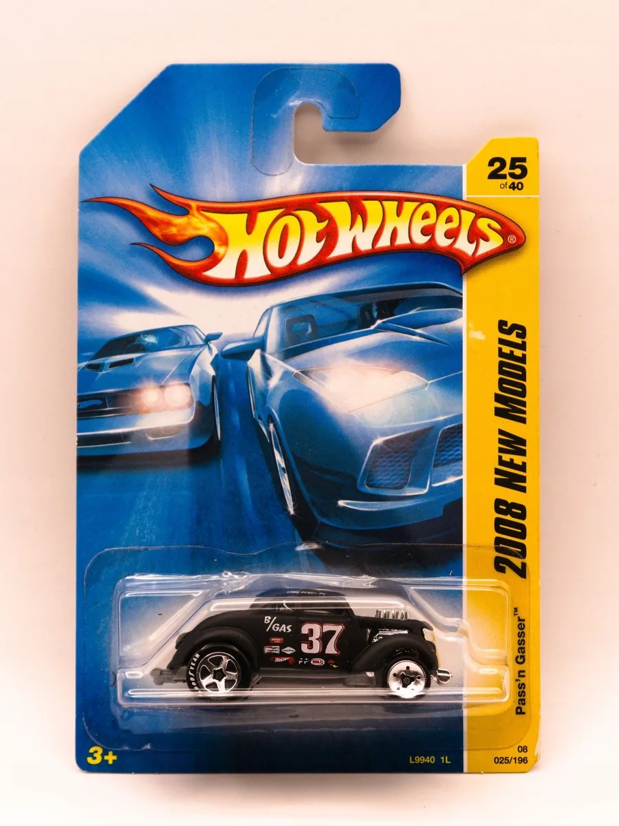 Pass'n Gasser Zwart - Modelauto voor Verzamelaars de Hot Wheels en Vert – photo du produit