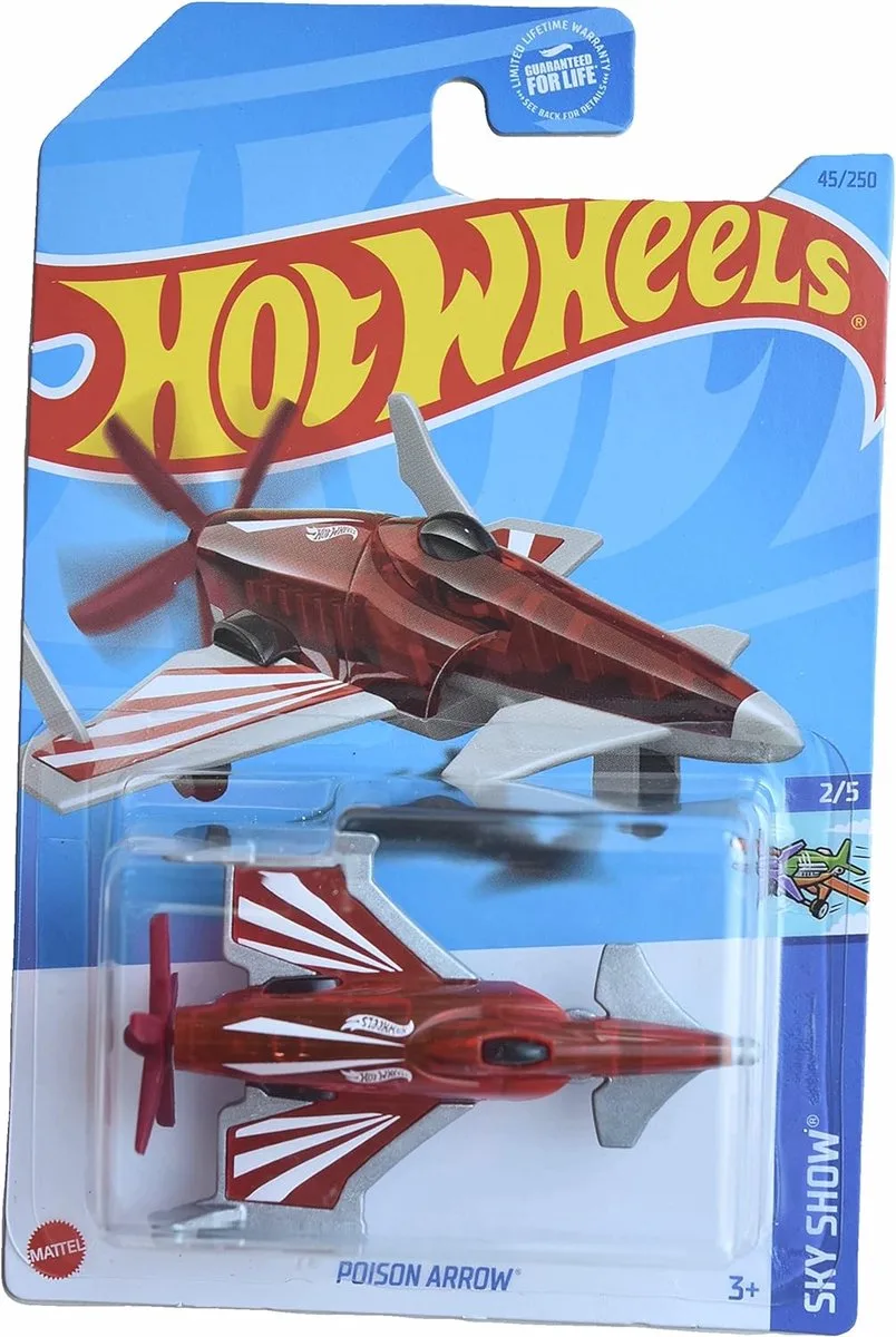 POISON ARROW RED 45/250 SKY SHOW 2/5 (1:64) by Hot Wheels in Red – product photo