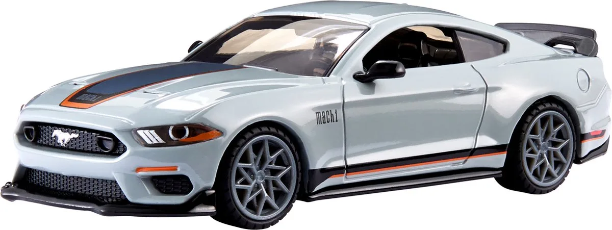 PREMIUM 1:43RD 2021 Ford Mustang Mach 1 Vehicle de Hot Wheels en Argent – photo du produit