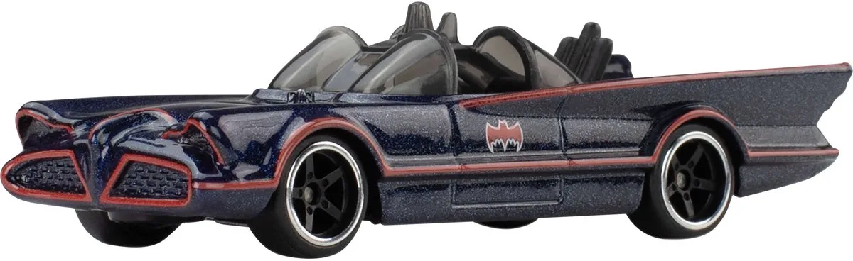 Premium - 1966 TV Serie Batman - Batmobile - 1:64 - Mattel de Hot Wheels en Noir – photo du produit