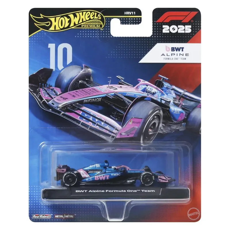 Premium Formula 1 Alpine Team - Pierre Gasly by Hot Wheels in BWT Alpine Team – Pierre Gasly 2025 – product photo 2 of 6