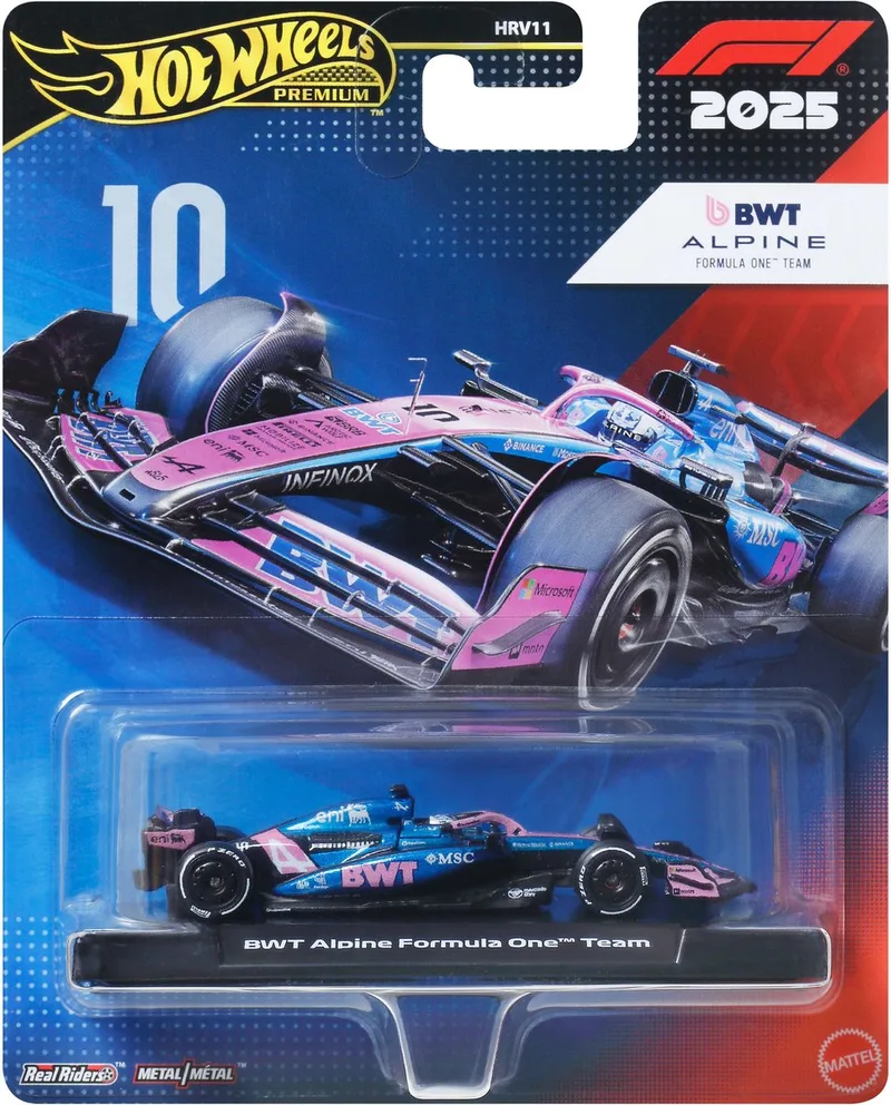 Premium Formula 1 Alpine Team - Pierre Gasly by Hot Wheels in BWT Alpine Team – Pierre Gasly 2025 – product photo