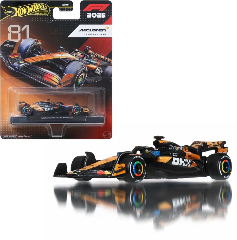 Premium Formula 1 McLaren Team - Oscar Piastri by Hot Wheels in McLaren Team – Oscar Piastri 2025 – product photo