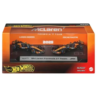 Premium Formula 1 set van 2 - McLaren Formula 1 Team Piastri en Norris de Hot Wheels en McLaren Formula 1 Team Piastri en Norris – photo du produit 6 sur 6
