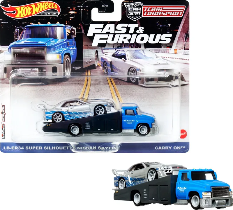 Premium Teamtransport Set van 2 - Verrassingsitem - Speelgoedvoertuig by Hot Wheels in Multicolour – product photo