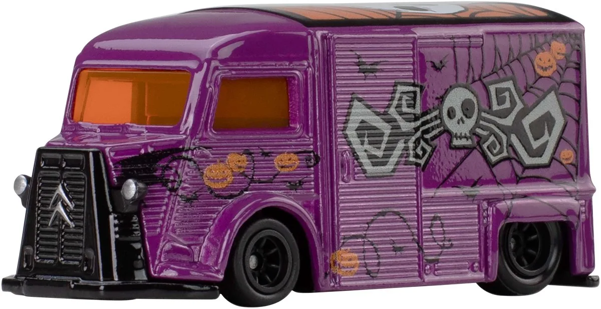 Premium - The Nightmare Before Christmas - Citroën Type H - 1:64 - Mattel von Hot Wheels in Lila – Produktfoto