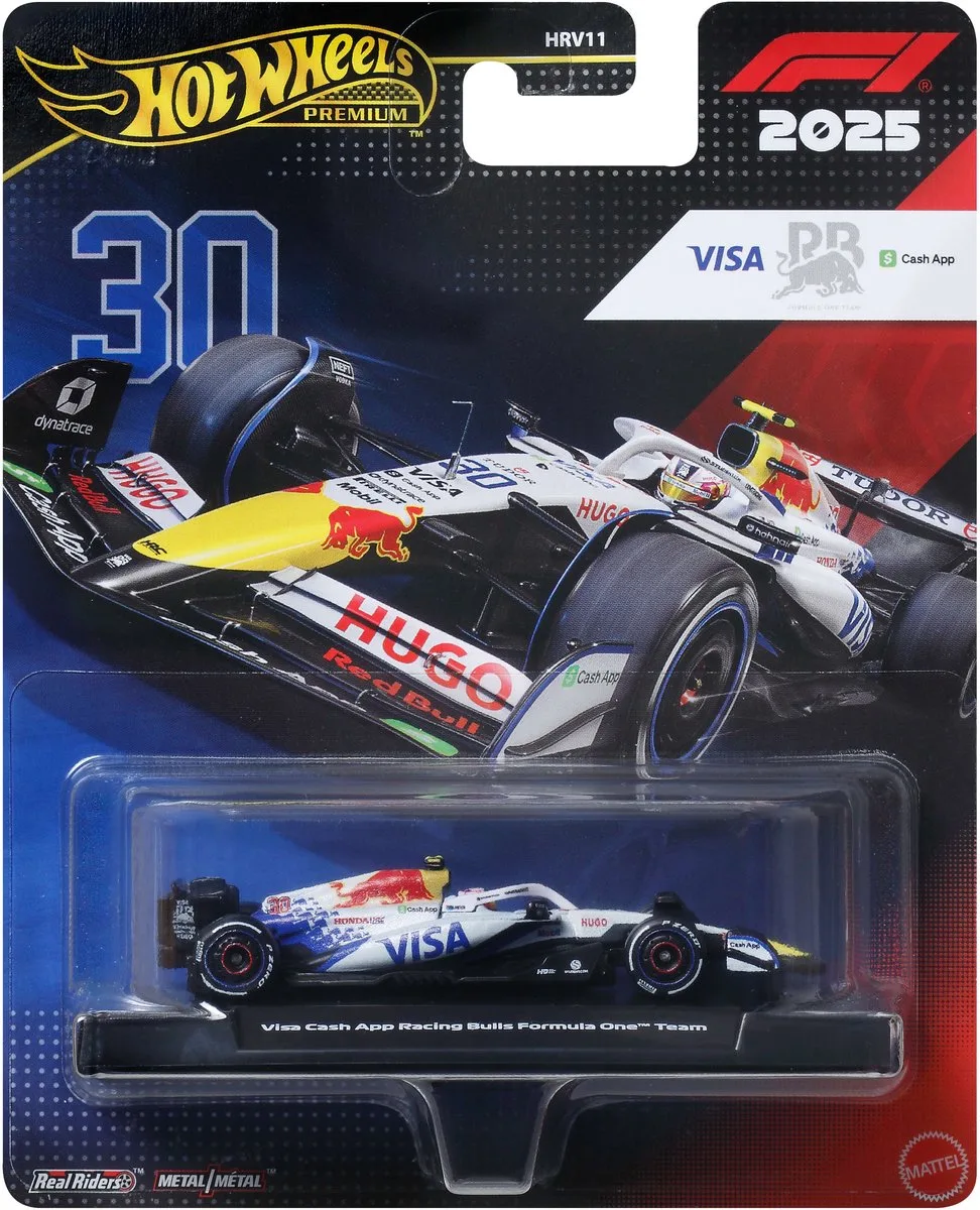 Premium Visa Cash App Racing Bulls Formula One Team (#30) Vehicle de Hot Wheels en Multicolore – photo du produit
