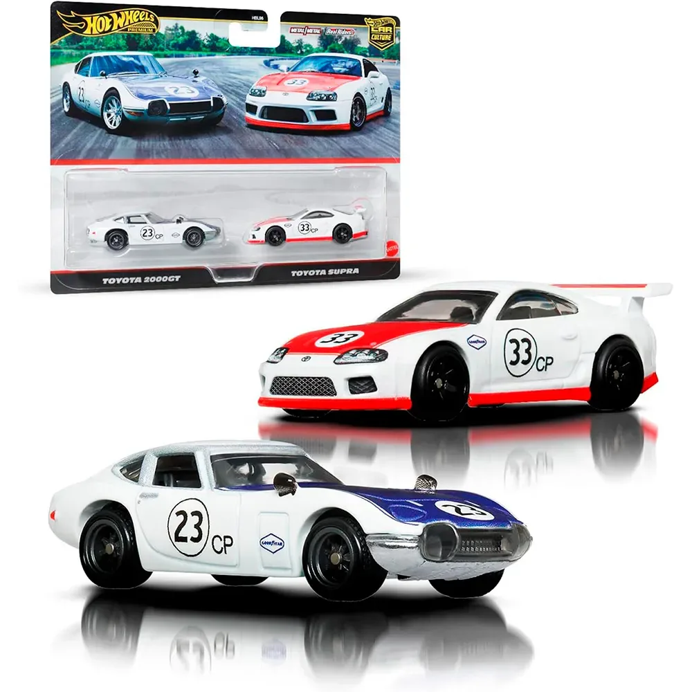 Premium-pack 2 Car Culture Ford Und Toyota von Hot Wheels – Produktfoto