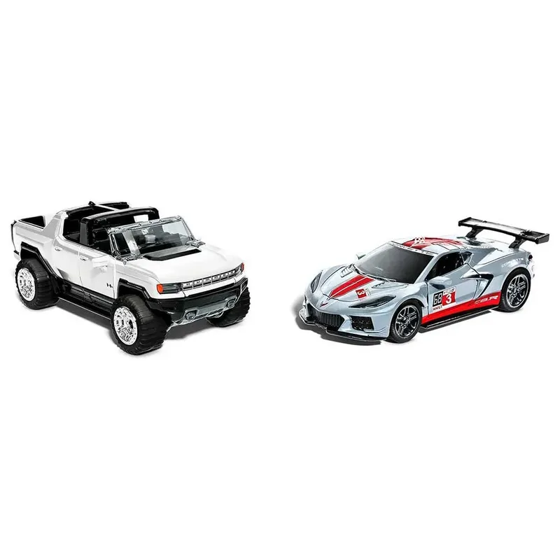 Pull-Back Speeders - Set van 2 speelgoedauto's - Schaal 1:43 fra Hot Wheels i Flerfarvet – produktbillede 4 af 5