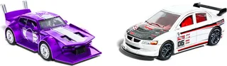 Pull-Back Speeders - Set van 2 speelgoedauto's - Schaal 1:43 fra Hot Wheels i Flerfarvet – produktbillede 1 af 5