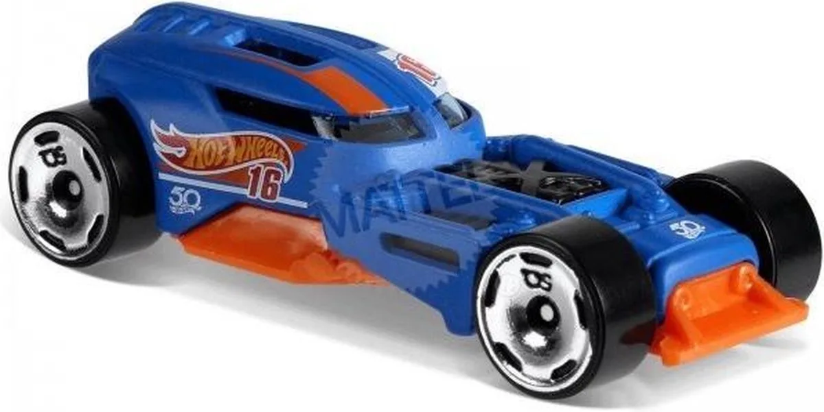 Race Team Auto Hw50 Concept 7 Cm Blauw/oranje de Hot Wheels en Bleu – photo du produit