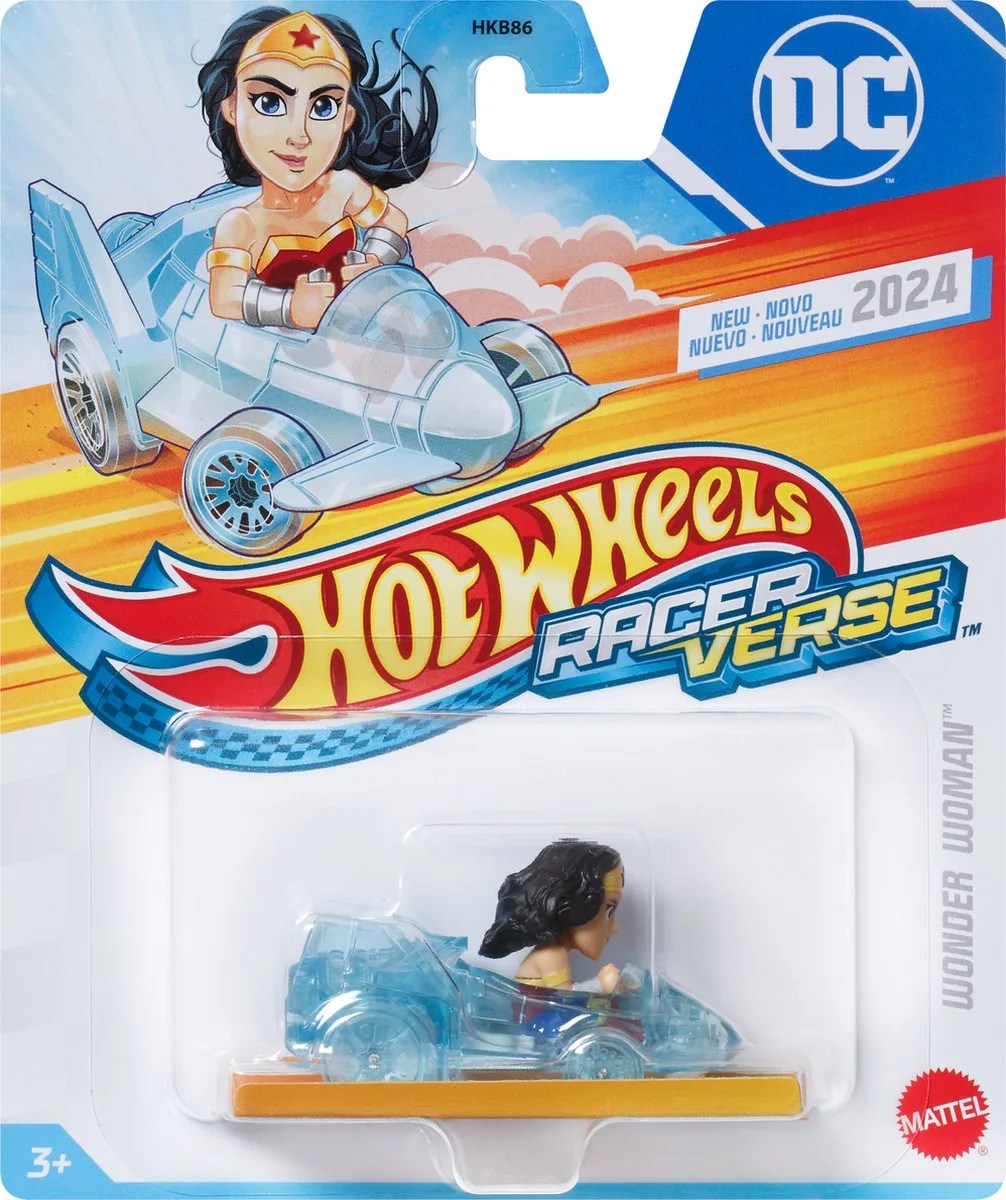 Racer Verse - DC - Wonder Woman - 1:64 fra Hot Wheels i Flerfarvet – produktbillede