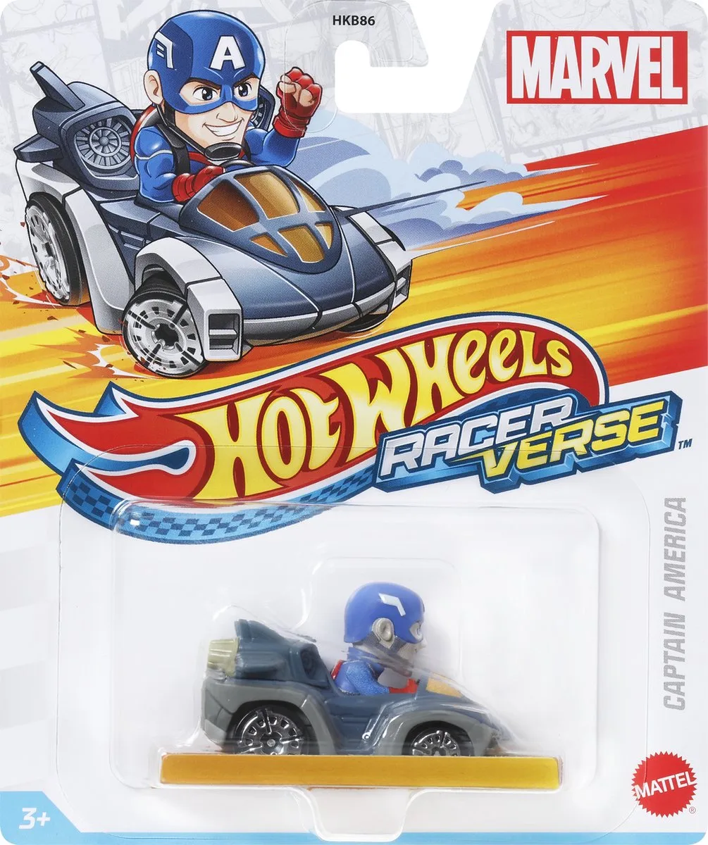 Racer Verse - Marvel - 1:64 fra Hot Wheels i Captain America – produktbillede