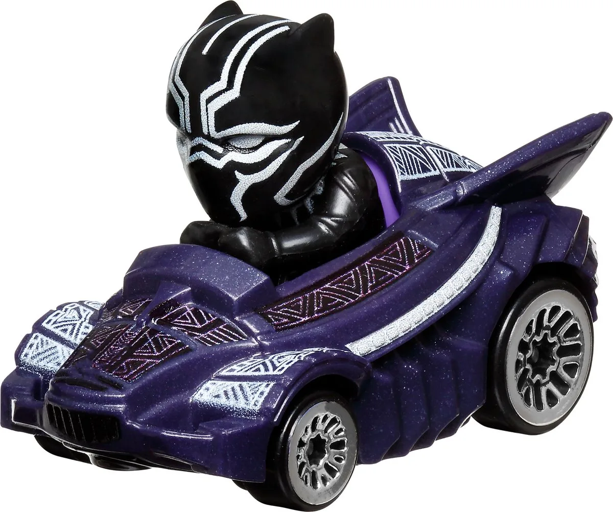 Racer Verse RACERVERSE Black Panther Vehicle, Racewagen, 3 jaar, Kunststof, Zwart, Violet van Hot Wheels in Zwart, Paars – productfoto