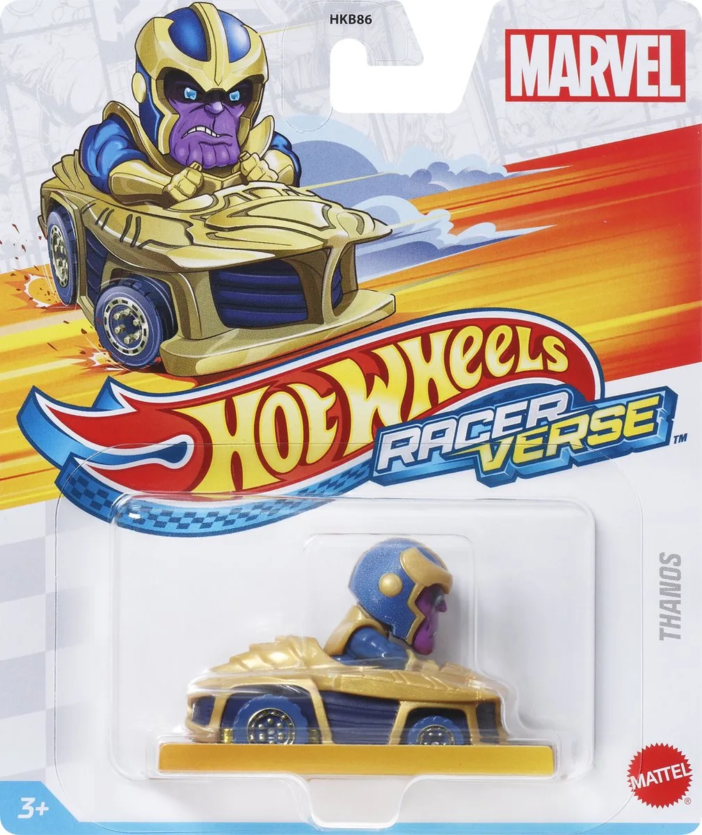 Racer Verse - Walt Disney - Vaiana - Moana - Bootauto - Schaal 1:64 fra Hot Wheels i Blå, Guld – produktbillede