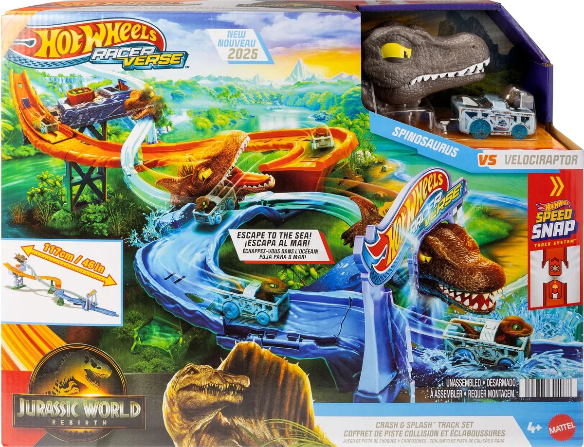 RACERVERSE CRASH & SPLASH Track Set de Hot Wheels en Multicolore – photo du produit