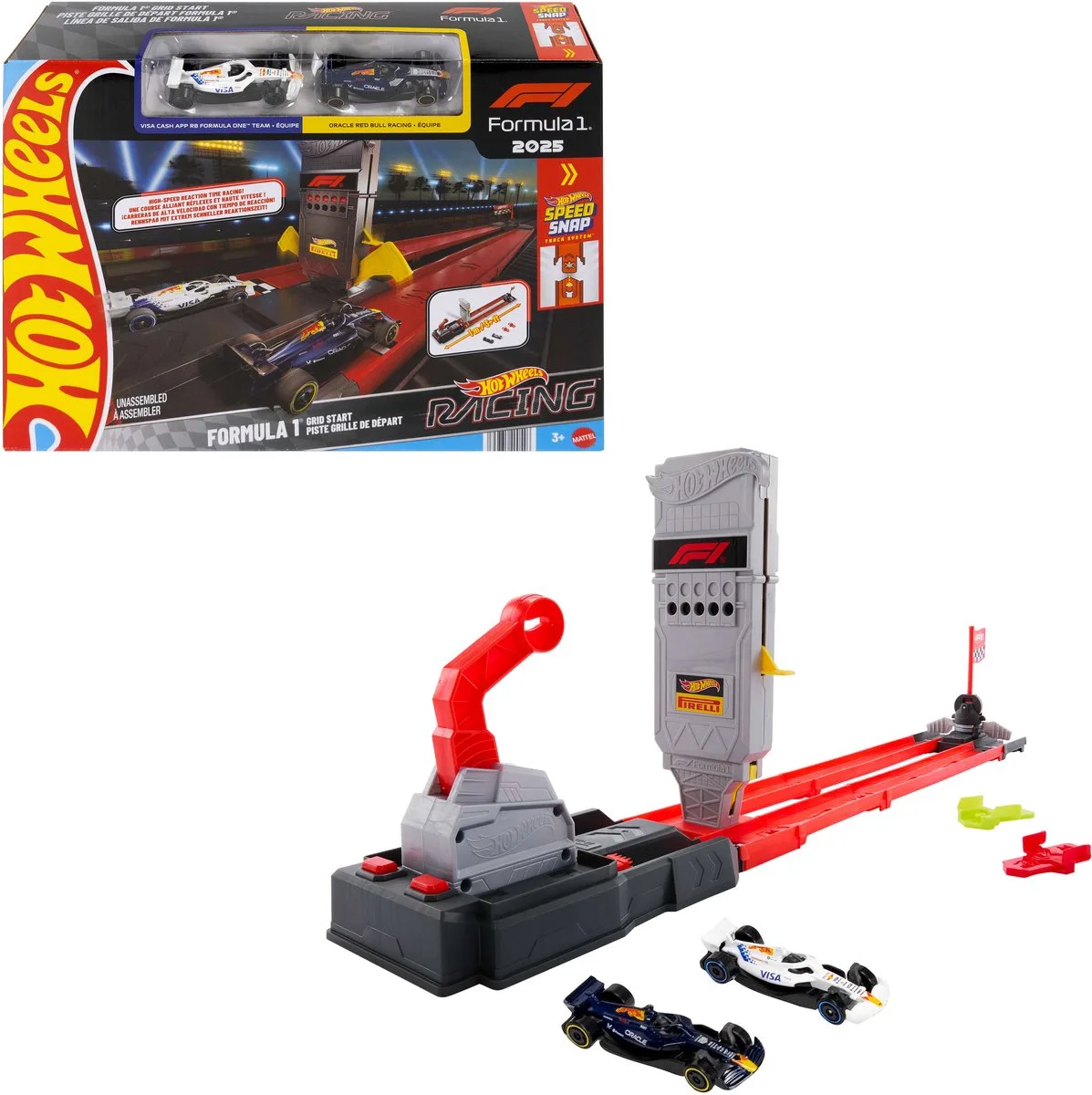 Racing Grid Start, Rennbahn von Hot Wheels in Grid Start baanset – Produktfoto