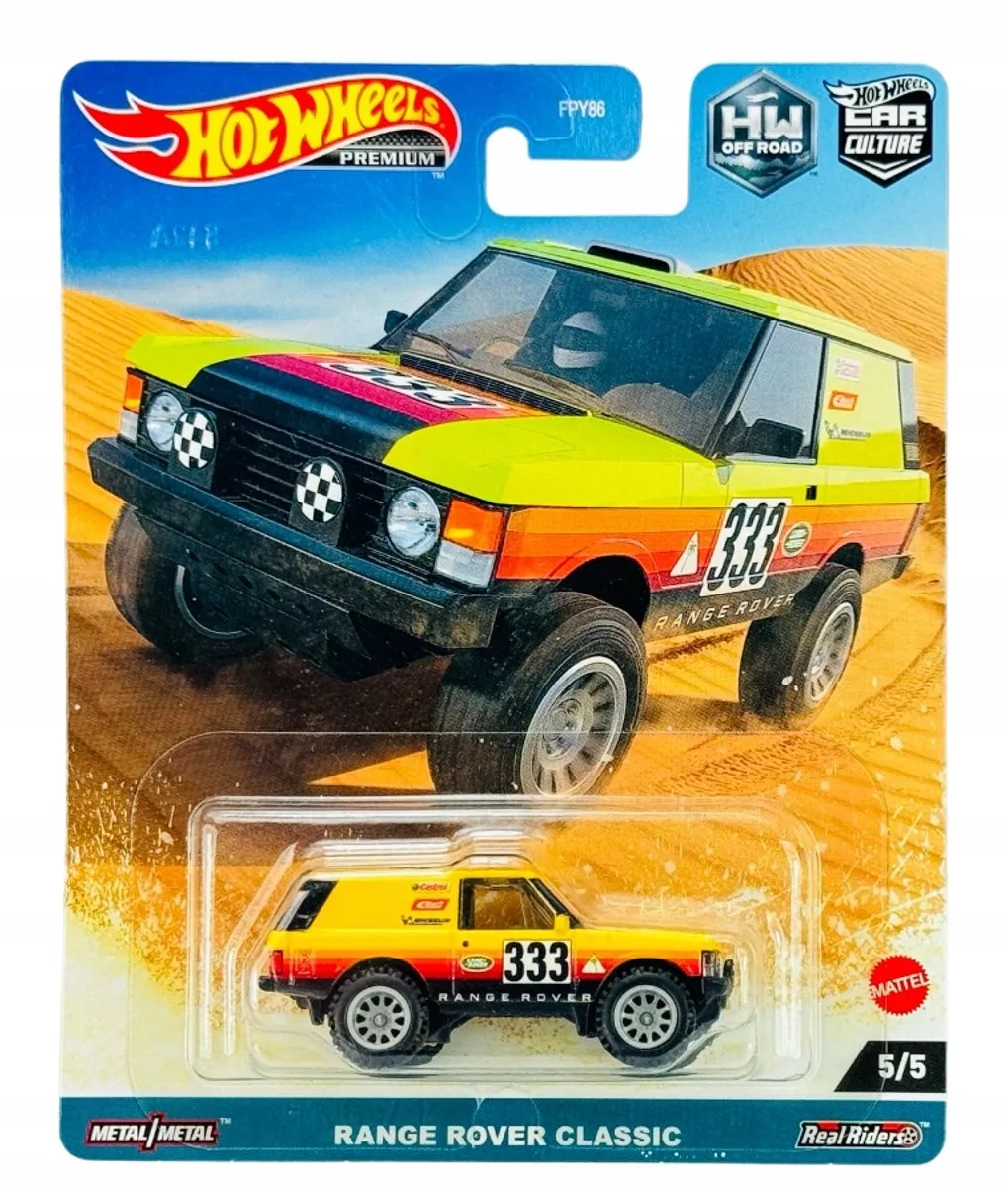 Range Rover Classic 1:64 Metaal - Off Road Serie van Hot Wheels – productfoto