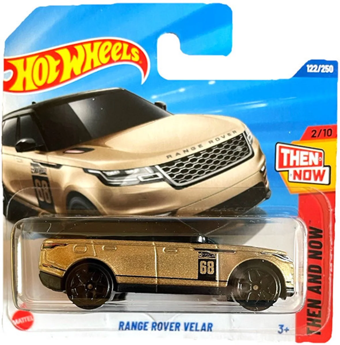 RANGE ROVER VELA 122/250 BLACK-GOLD (1:64) HW THEN AND NOW 2/10 van Hot Wheels in Black gold – productfoto