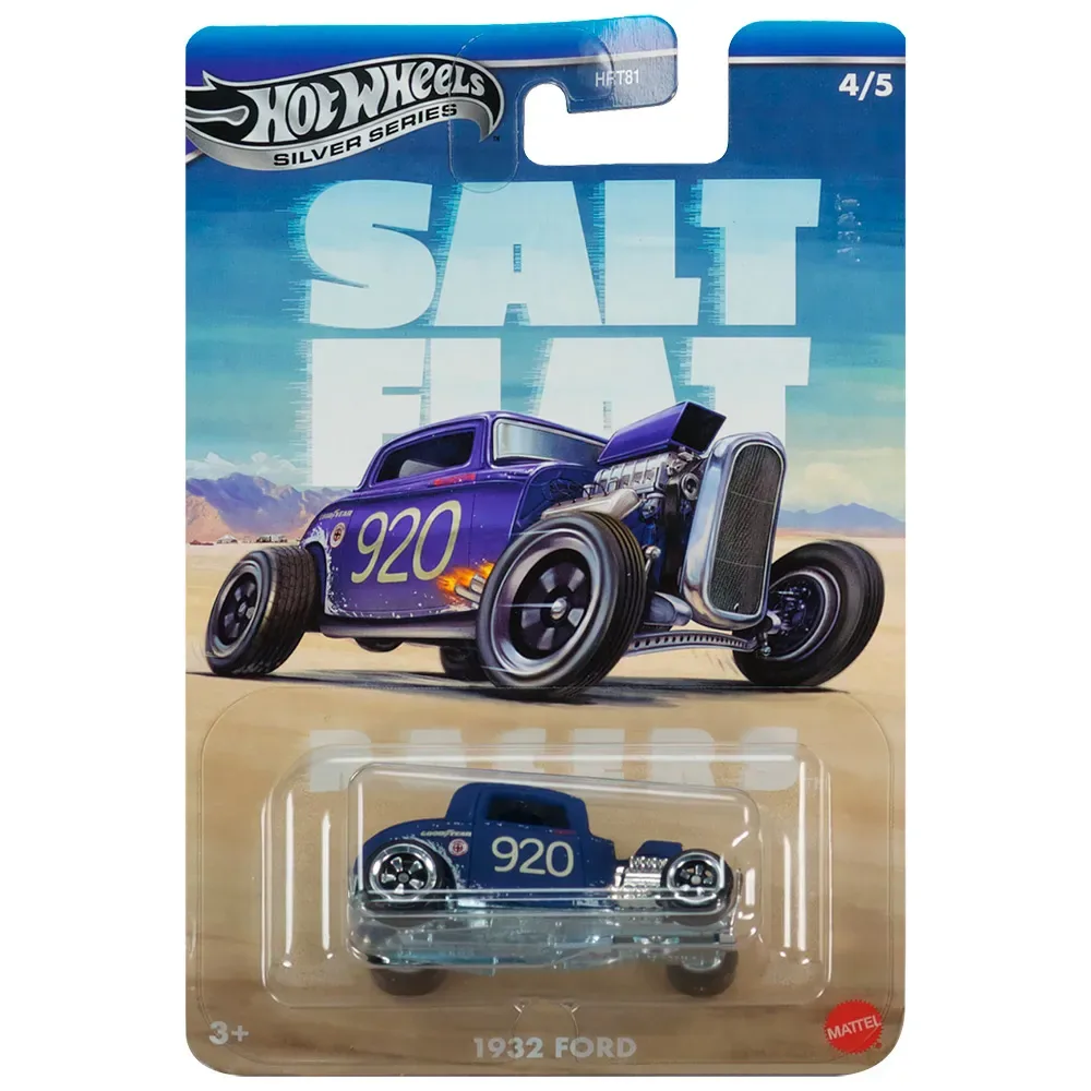 Silver Salt Fiat Racers Auto von Hot Wheels – Produktfoto