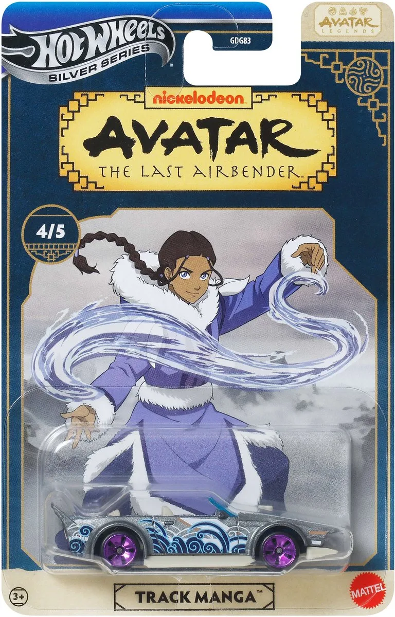 Silver Series - Avatar - Track Manga - JCB89 von Hot Wheels in Blau – Produktfoto