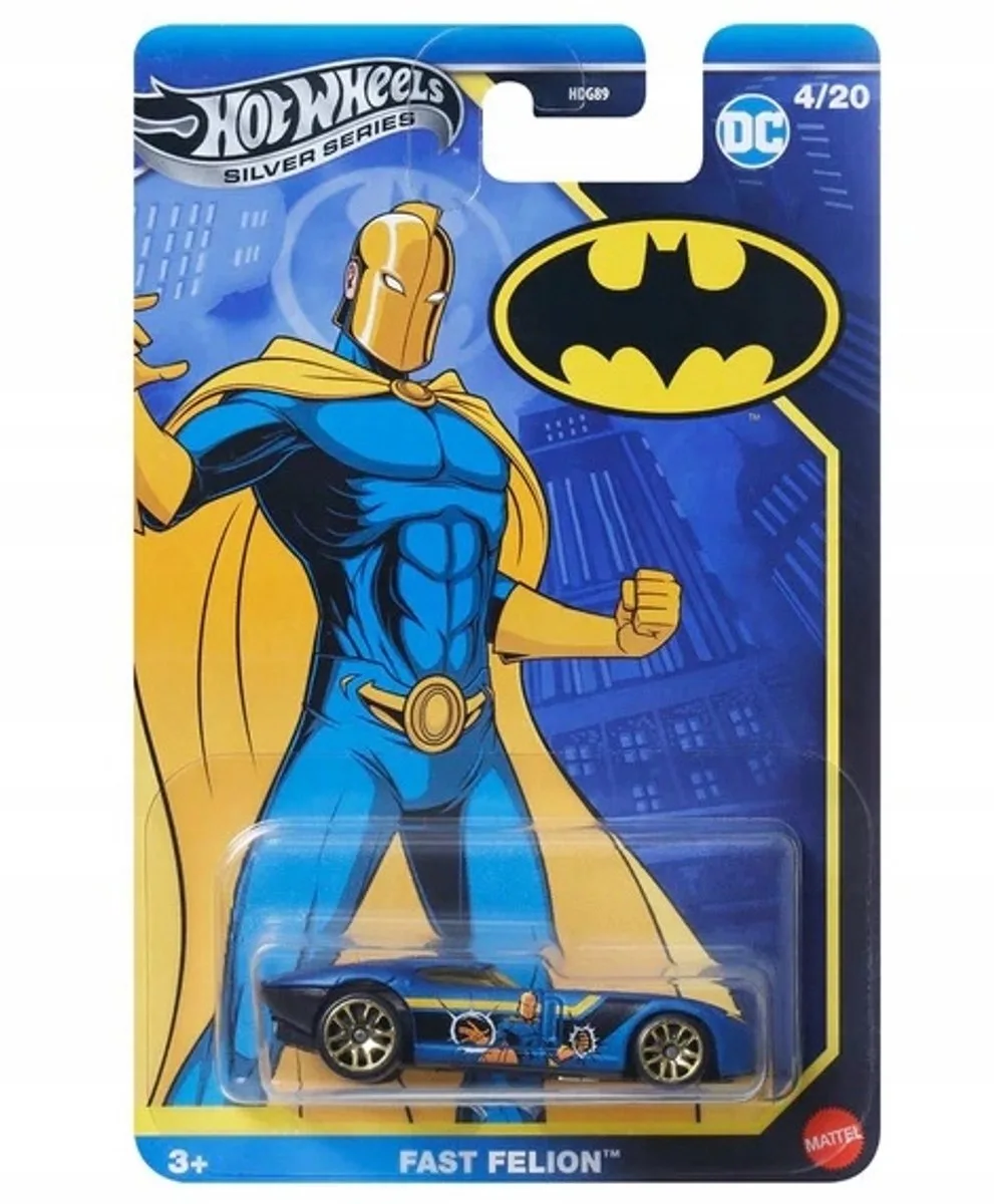 Silver Series DC Batman Fast Felion - Schaal 1:64 von Hot Wheels – Produktfoto