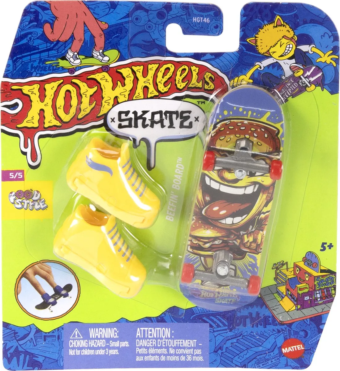 SKATE BEEFIN' BOARD från Hot Wheels i Flerfärgad – produktbild