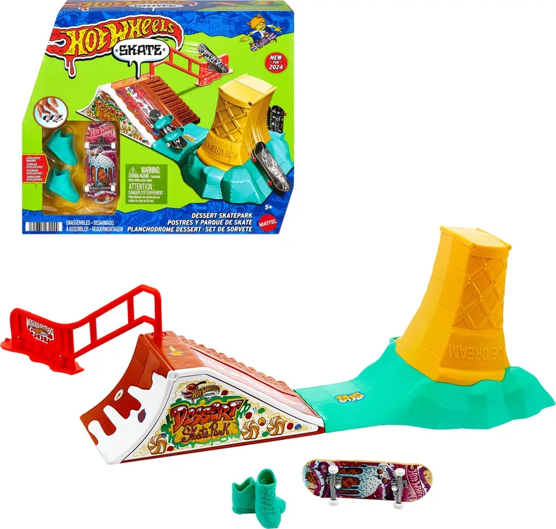 Skate Donut Skatepark, playset by Hot Wheels in Multicolour – product photo