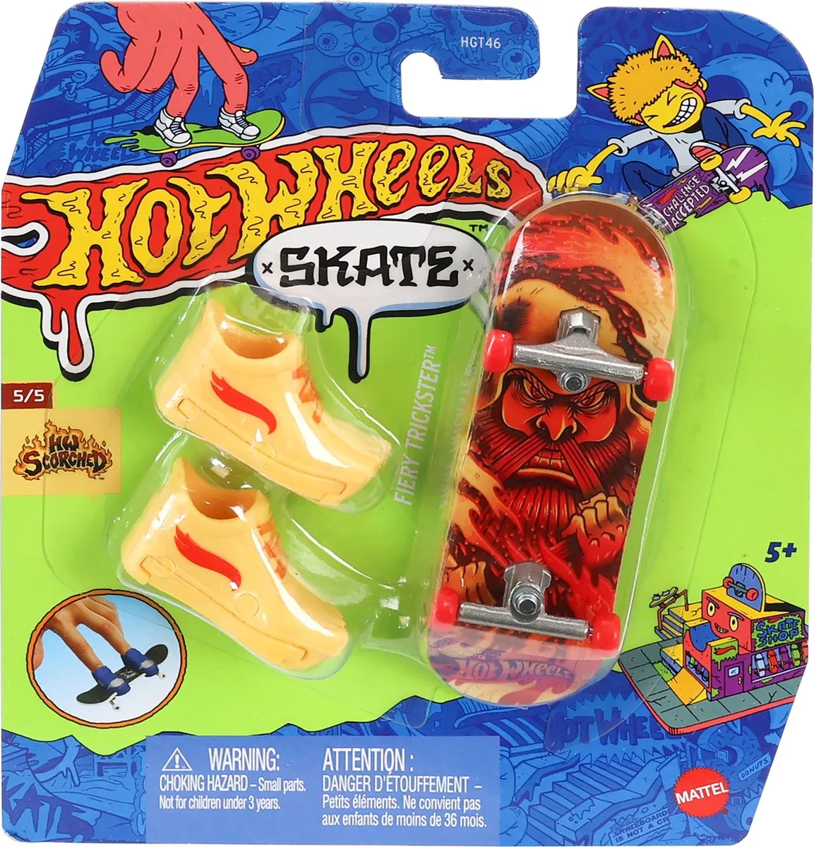 SKATE FIERY TRICKSTER Board van Hot Wheels in Meerkleurig – productfoto