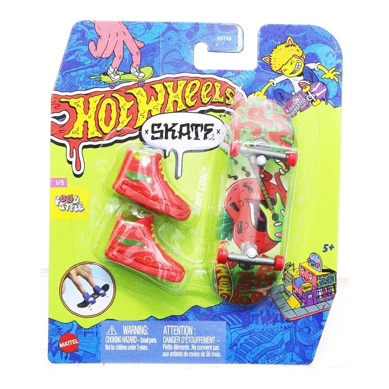 Skate Food Style 1/5 Berry Cool Skate Fingerboard Kinder Spielzeug – HVJ80 | ab 5 Jahren von Hot Wheels – Produktfoto