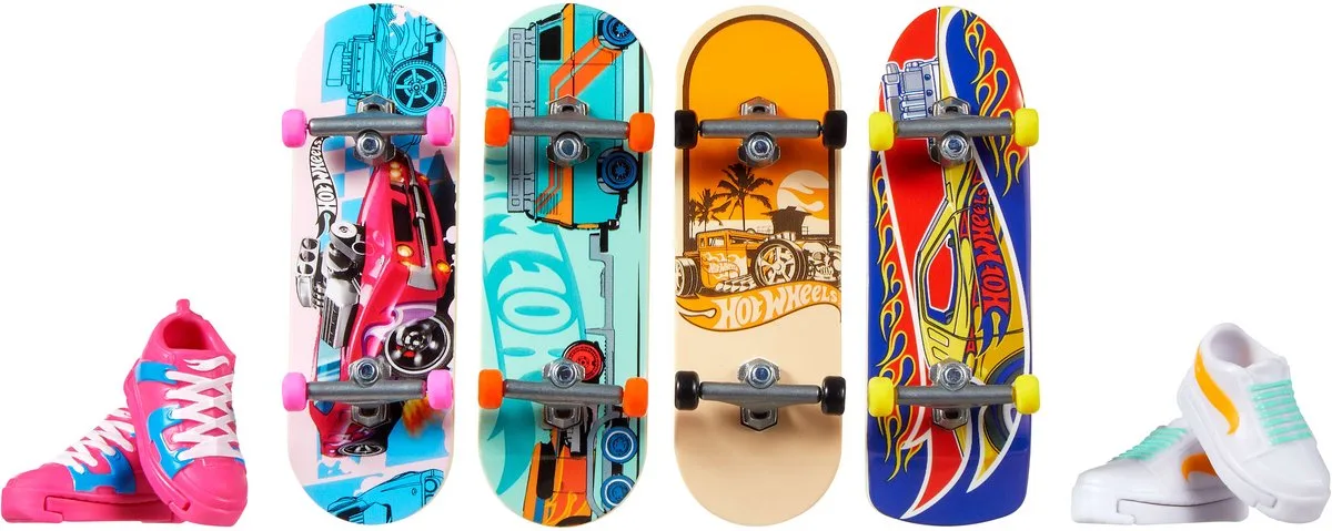 Skate Set Verrassingsitem - Vingerskateboardset von Hot Wheels in Mehrfarbig – Produktfoto