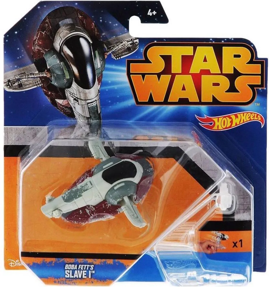 Star wars - Boba fett's slave I de Hot Wheels en Multicolore – photo du produit