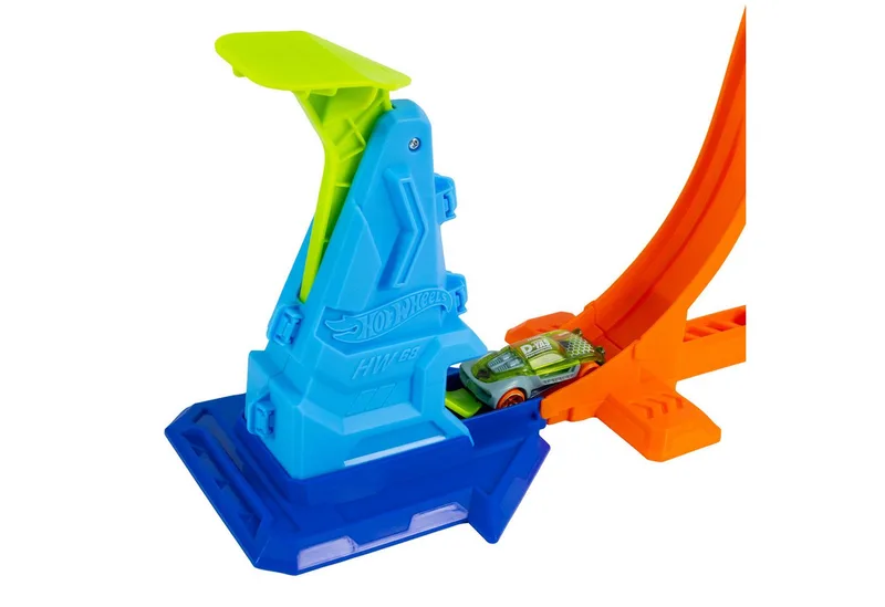 Stuntbanen Kampioen Powerlancering baanset en metalen speelgoedauto by Hot Wheels in Multicolour – product photo 4 of 5