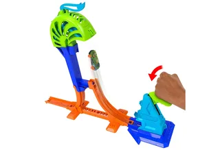 Stuntbanen Kampioen Powerlancering baanset en metalen speelgoedauto by Hot Wheels in Multicolour – product photo 3 of 5
