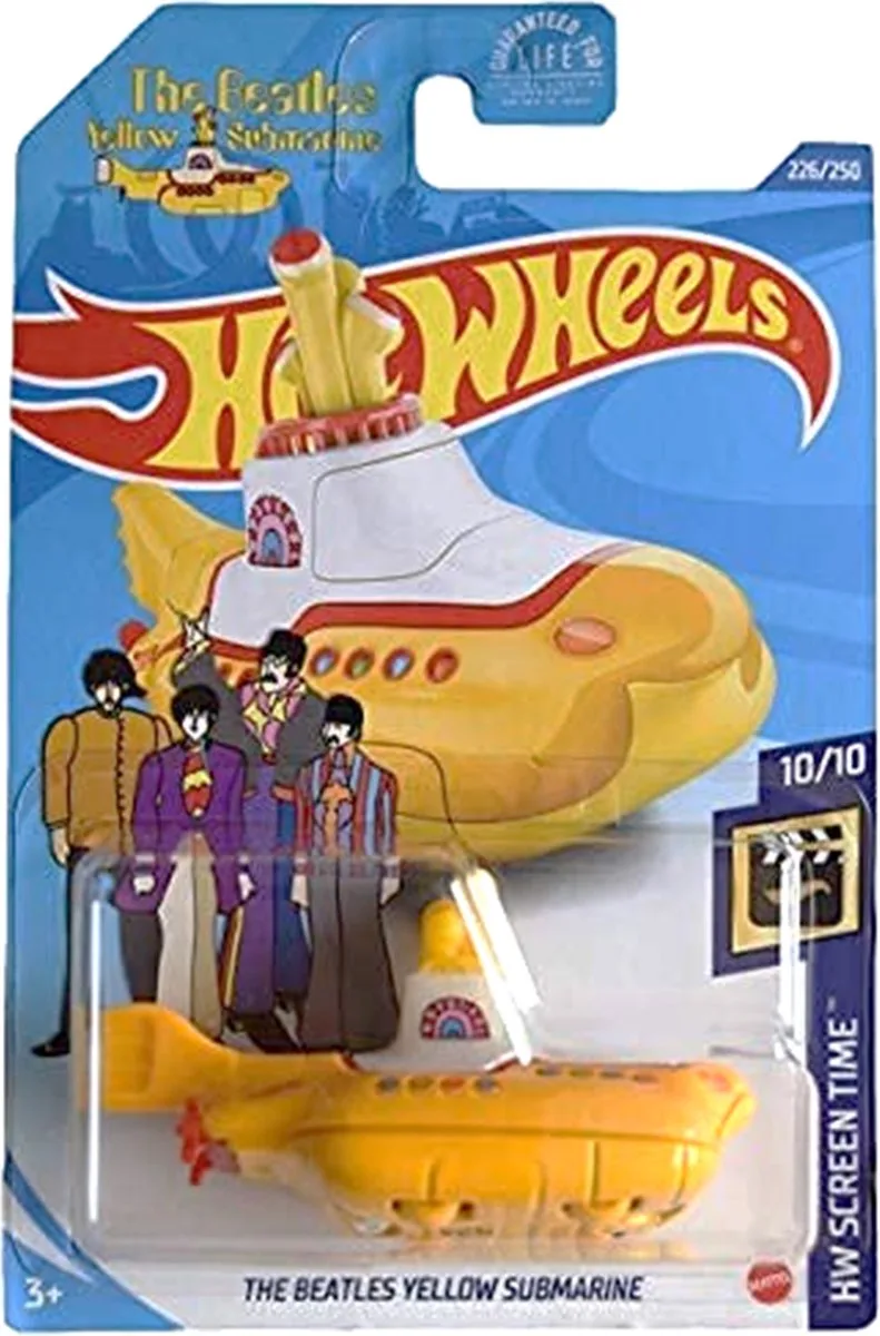 The Beatles Yellow Submarine by Hot Wheels in Multicolour – product photo