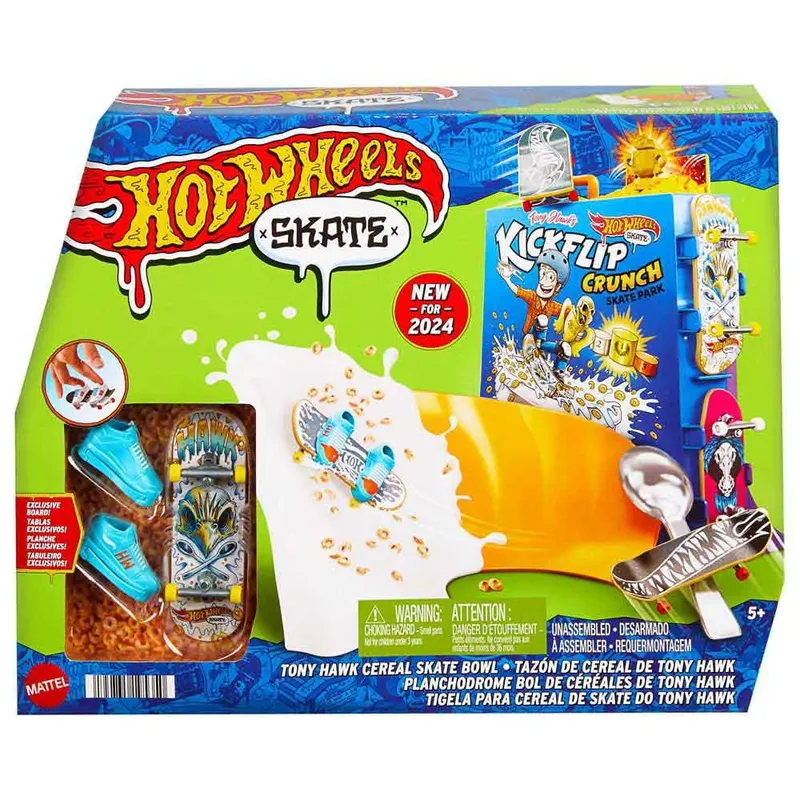 Tony Hawk Skate Bowl Ontbijtgranenauto van Hot Wheels – productfoto 6 van 6