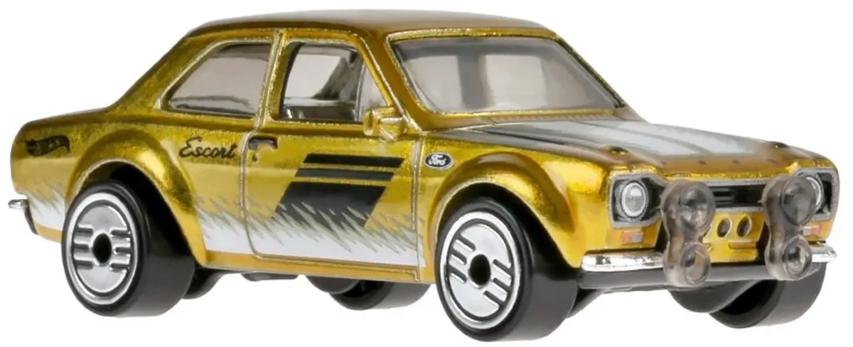 Ultra Hots '70 Ford Escort RS1600 JBY60 Schaal 1:64 by Hot Wheels in Gold – product photo