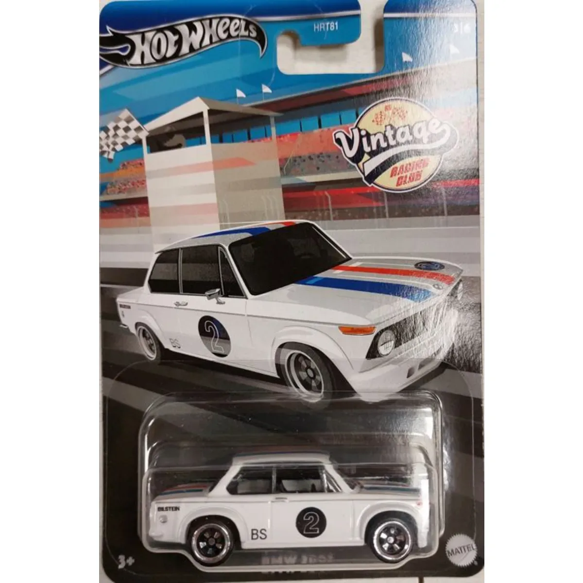 Vintage Racing Club - BMW 2002 #2, 1:64 von Hot Wheels – Produktfoto