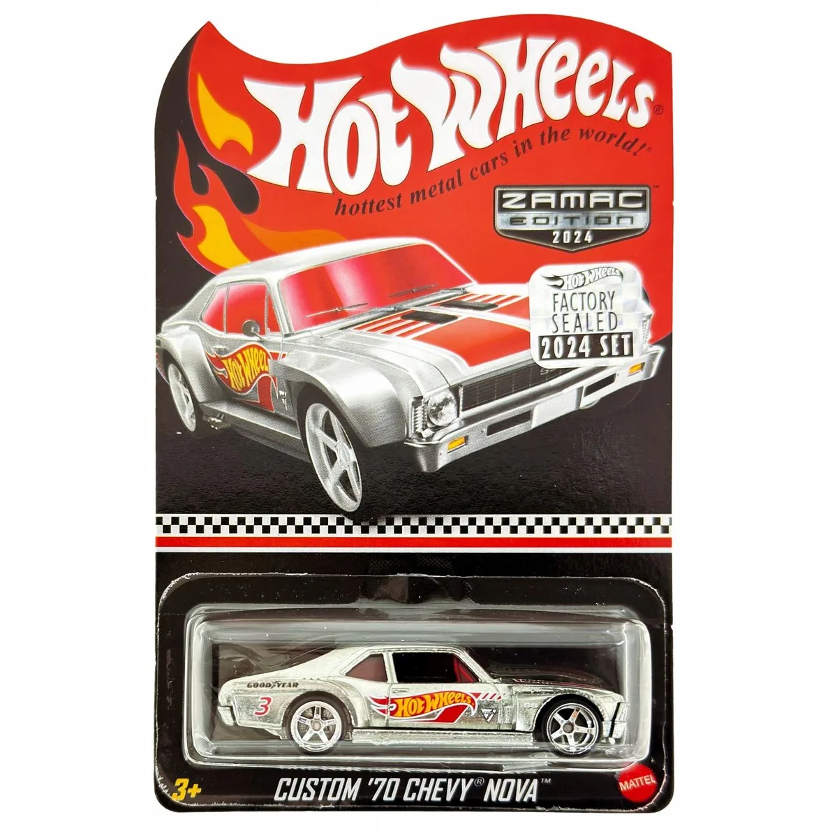 Zamac Custom '70 Chevy Nova 2024 - beperkte editie by Hot Wheels – product photo
