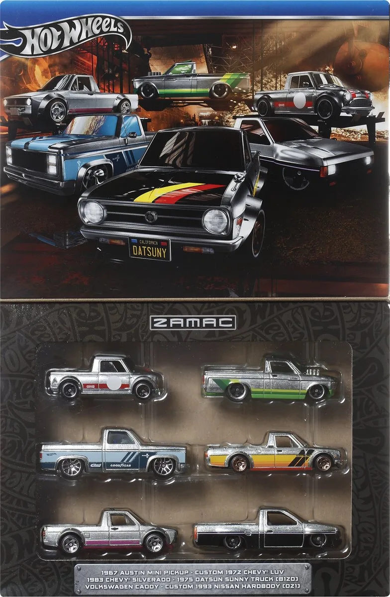 Zamac Themed 6-Pack by Hot Wheels in Multicolour – product photo