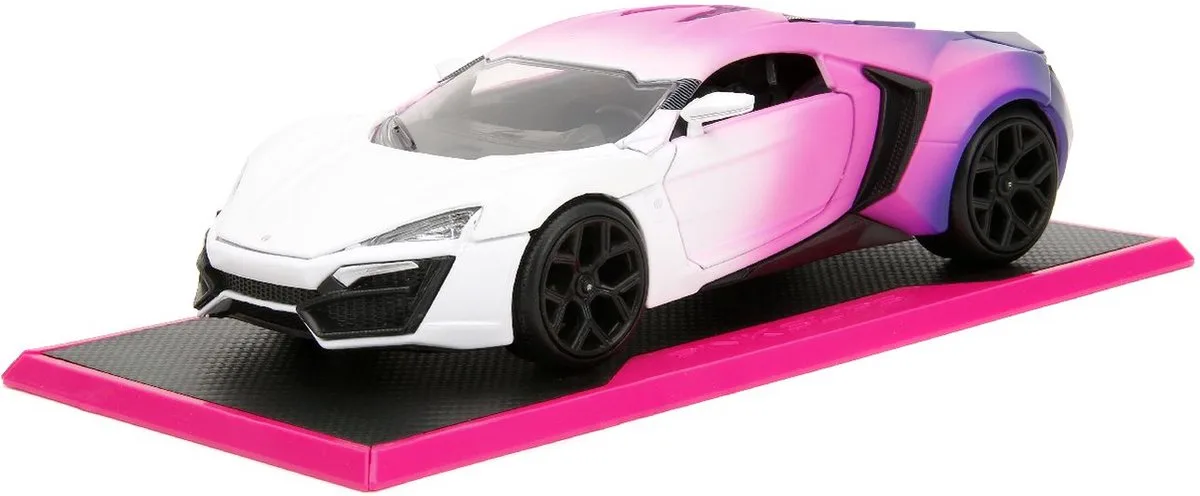 1:24 Lykan Hypersport Pink Slips van Jada Toys in Meerkleurig – productfoto